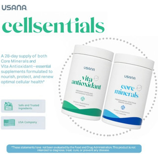 🔥 ORIGINAL USANA CELLSENTIALS CORE MINERAL PLUS + VITA AO 細胞基本營養素套裝 112 ...