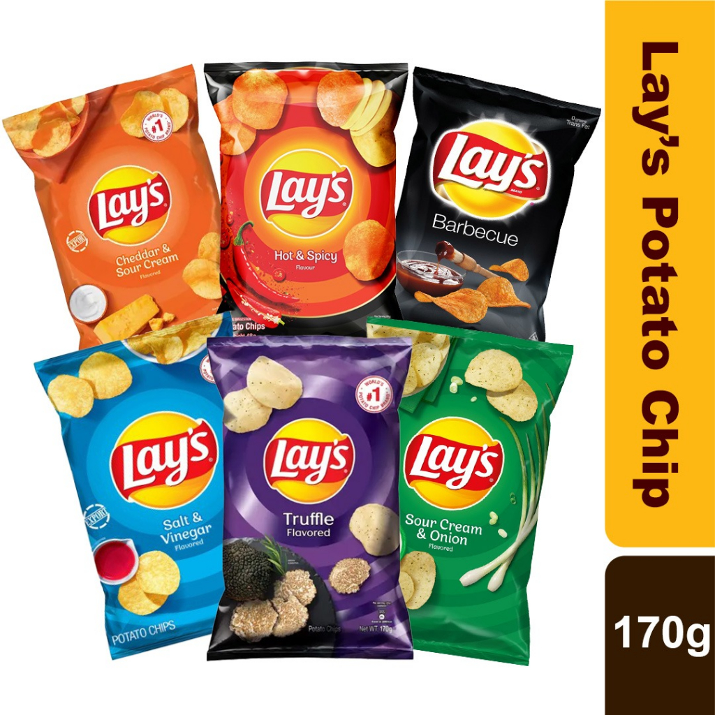 Lay's Potato Chips Assorted 170g Shopee Malaysia
