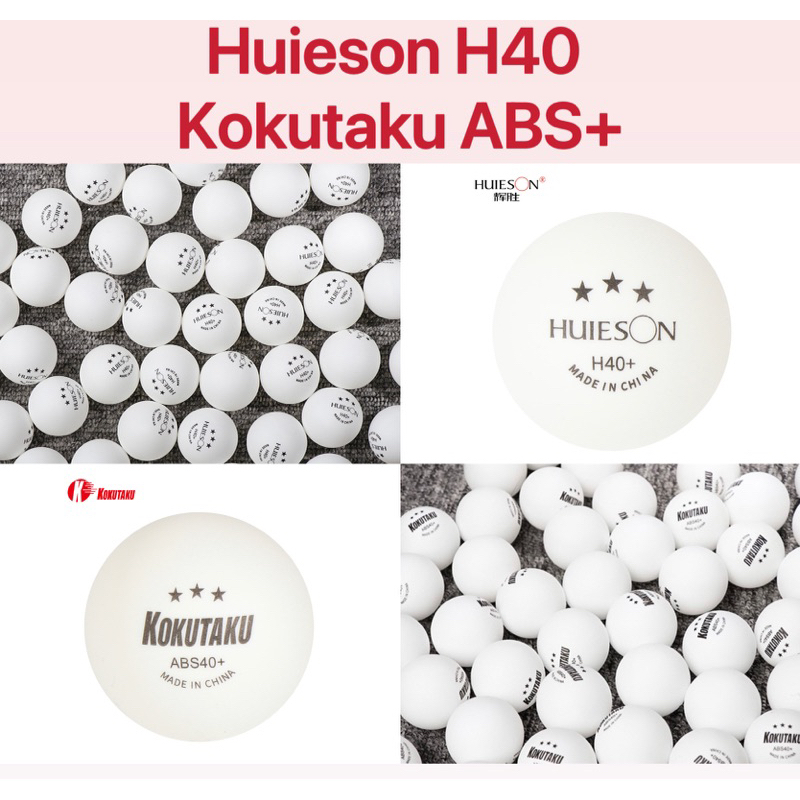Table Tennis Training Balls Huieson H40 Kokutaku ABS+ Shopee Malaysia