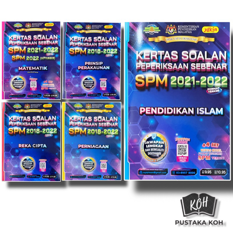 Koh Past Year Quetion Paper Spm 2023 Kertas Soalan Peperiksaan Sebenar Shopee Malaysia 