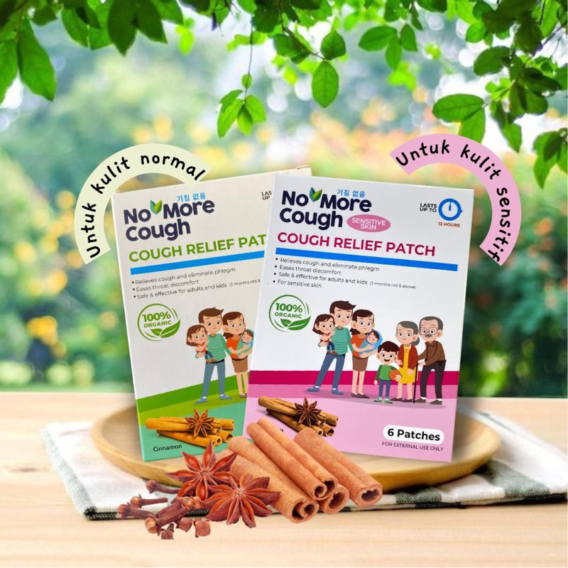 Cough Relief Patch Ubat Batuk Tampal No More Cough | Shopee Malaysia
