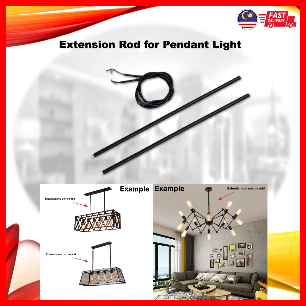 Extension Rod Pendant light Shopee Malaysia