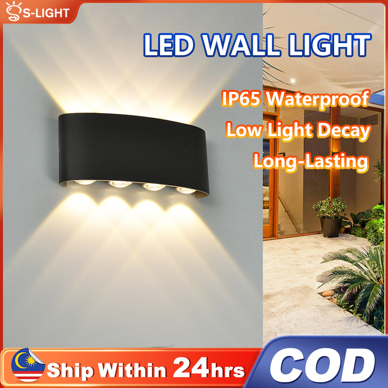 Wall Lamp Simple Led Wall Light Outdoor Ip65 Waterproof Up Down Modern ...