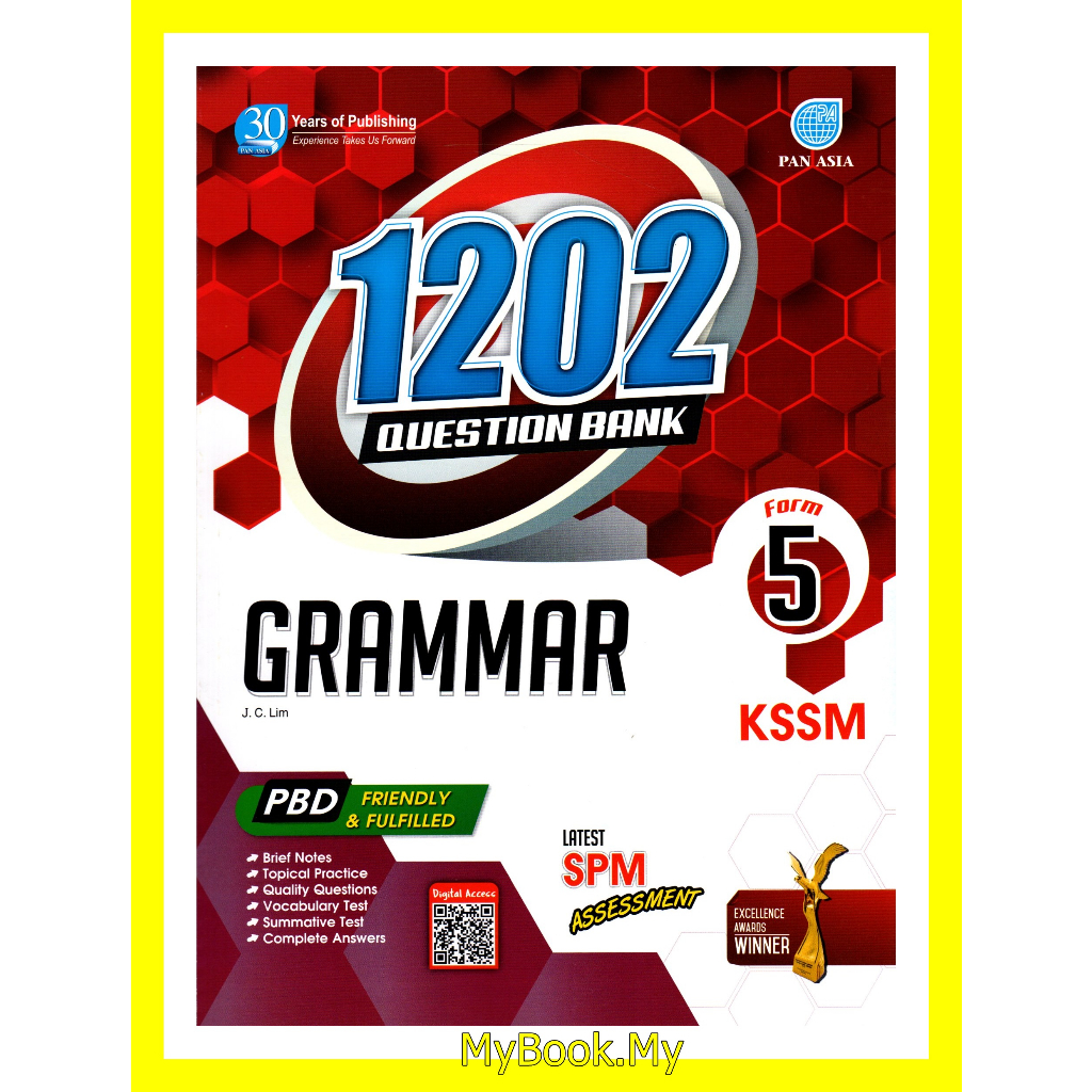 *BARU* MyB Buku Latihan : 1202 Bank Soalan Tingkatan 5 KSSM - Grammar ...