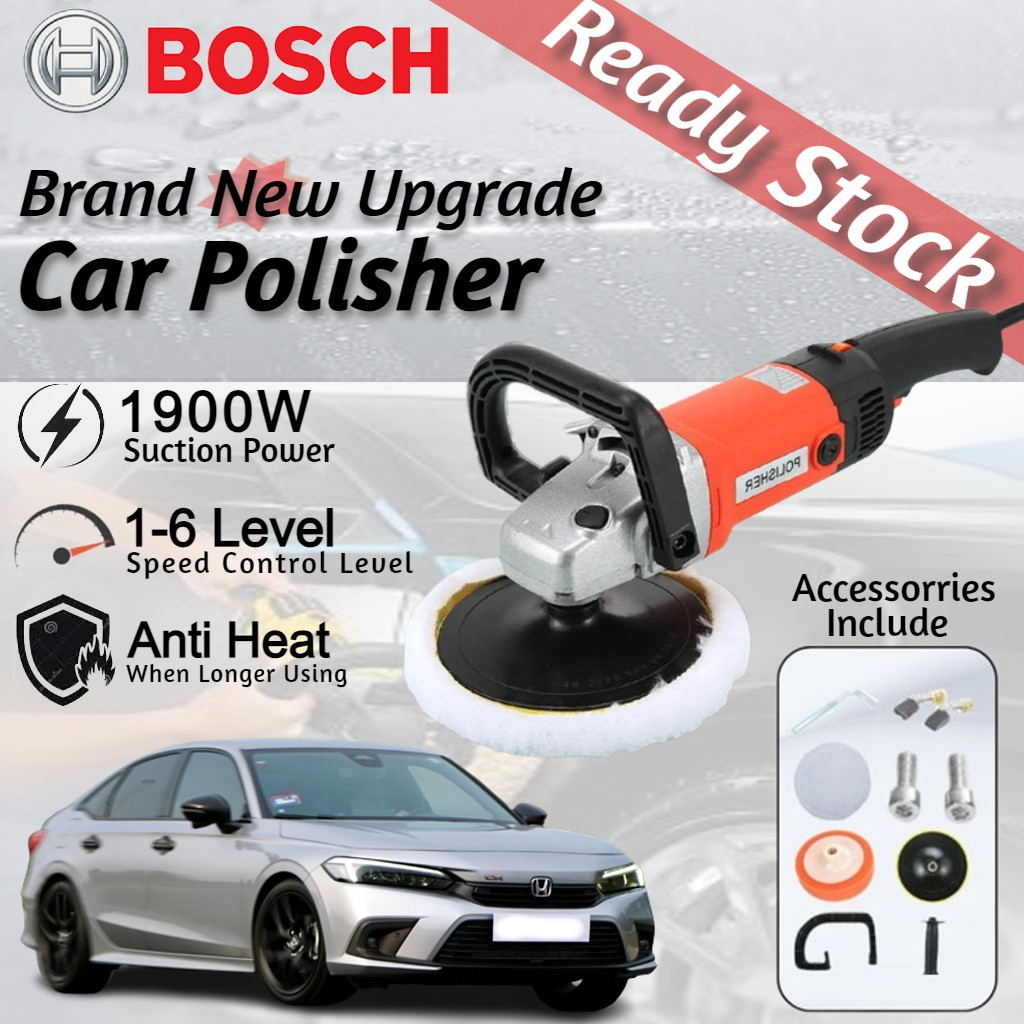 🔥Super Promo🔥 Car Polisher 1400W Car Polish Machine Mesin Polish Kereta