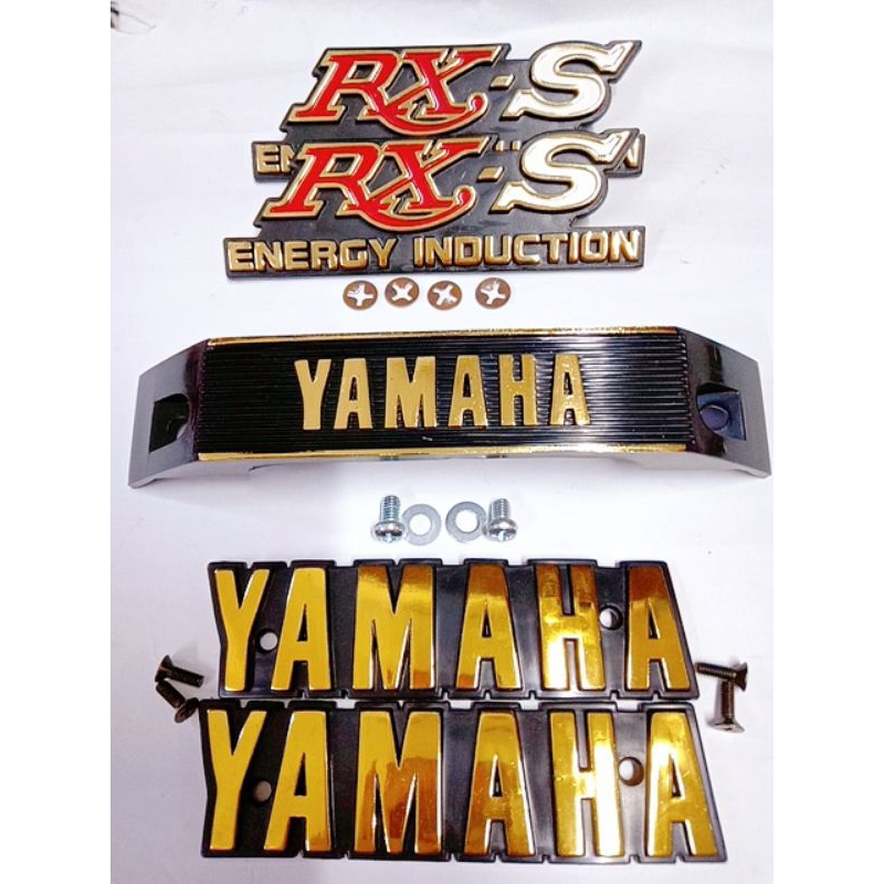 * YAMAHA RXS RXS115 BATTERY SIDE COVER EMBLEM TOOL LOGO FUEL TANK ...