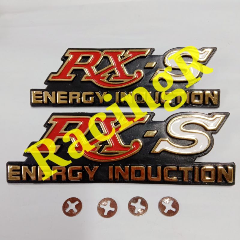 YAMAHA RXS RXS 115 BATTERY SIDE COVER EMBLEM LOGO SET MORITAKA | Shopee ...