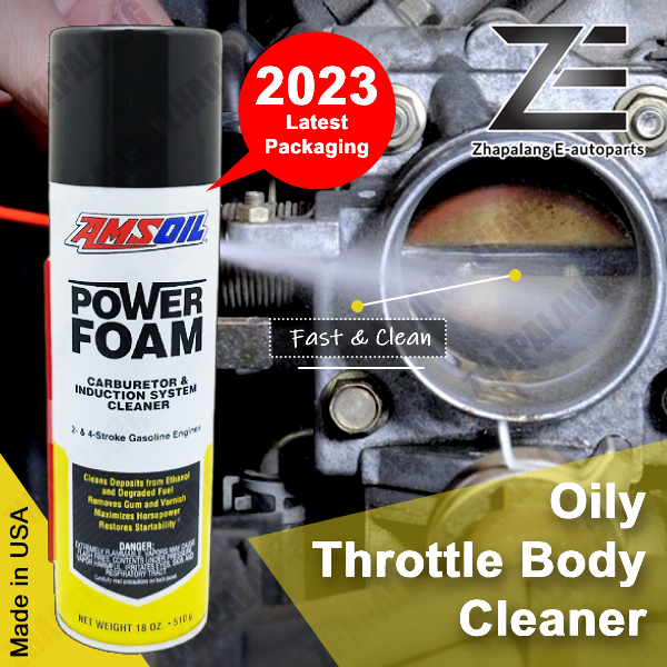 Amsoil Power Foam Throttle Body Valve Oily Spray Cleaner 18oz 510g