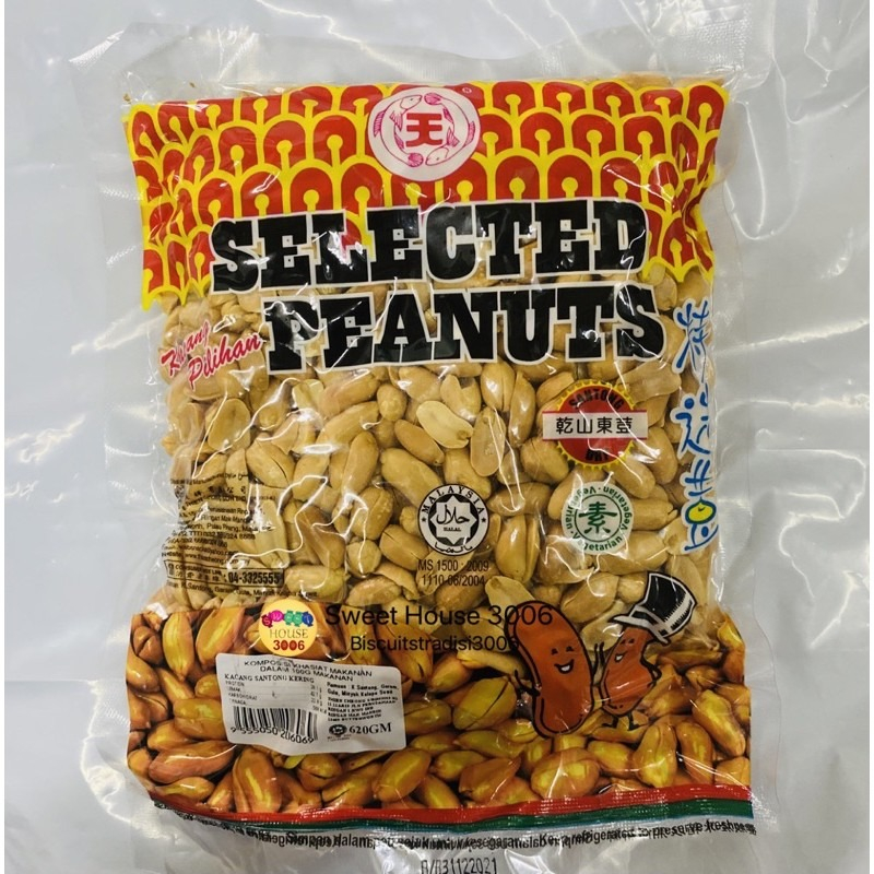 Santong Peanuts Minyak Selected Peanuts Kacang Pilihan Kacang