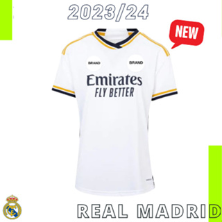 Men's Adidas Eduardo Camavinga White Real Madrid Home 2023/24 Authentic Long Sleeve Jersey Size: 3XL