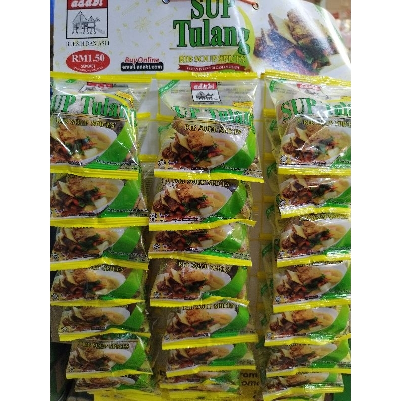 Adabi Sup Tulang / Sup Bunjut (Papan) | Shopee Malaysia