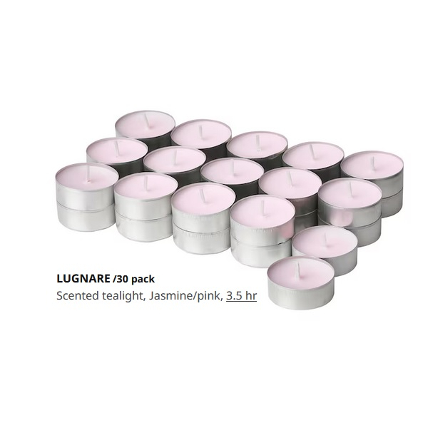 IKEA Scented Tealight Candle Lilin Tealight Kecil Wangi Lilin Wangi