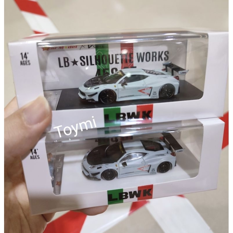 Star Model 1/64 Ferrari 458 LBWK Gray Fighter | Shopee Malaysia