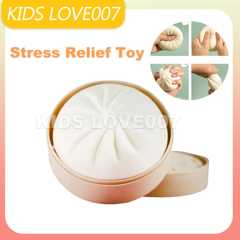Squeeze Bun Toy Kids Steamed Stuffed Squishy Food Decompression ...