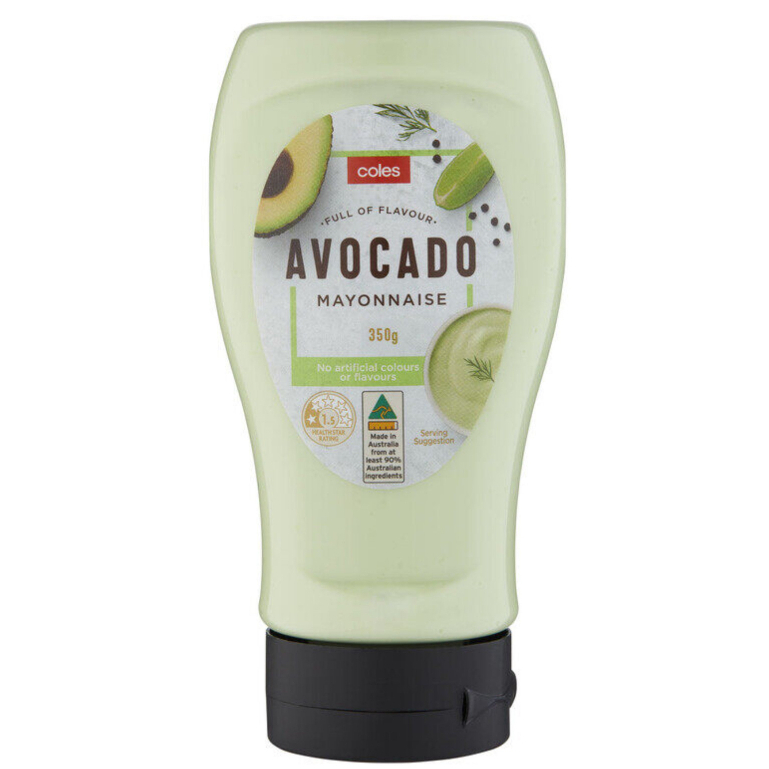 Coles Avocado mayonnaise, 350g (Assorted) Shopee Malaysia