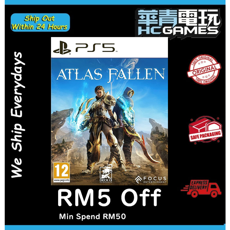 PS5 Atlas Fallen (English/Chinese-Disc-New Seal) 亚特拉斯的殒落 | Shopee Malaysia