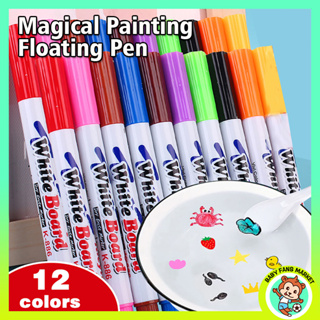  Magical Water Painting Pen,Doodle Water Floating Pens,8/12  Colors Magical Water Painting Markers with Ceramic Spoon+Erasing Whiteboard  Toy Gift for 3 4 5 6 7 8 Year Old Boys Girls Kids : Toys & Games