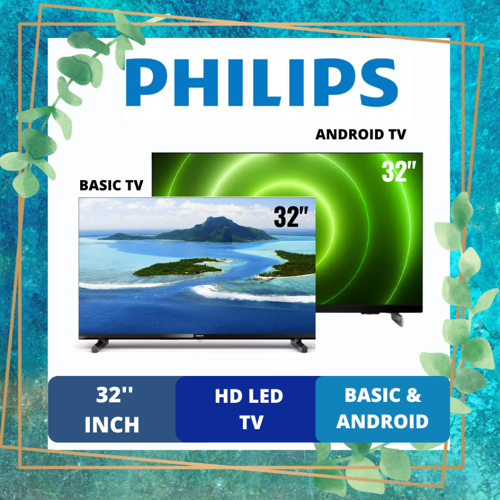 【FREE BUBBLE WRAP】 Philips 32 Inch HD LED TV Slim LED TV / Philips 32 ...