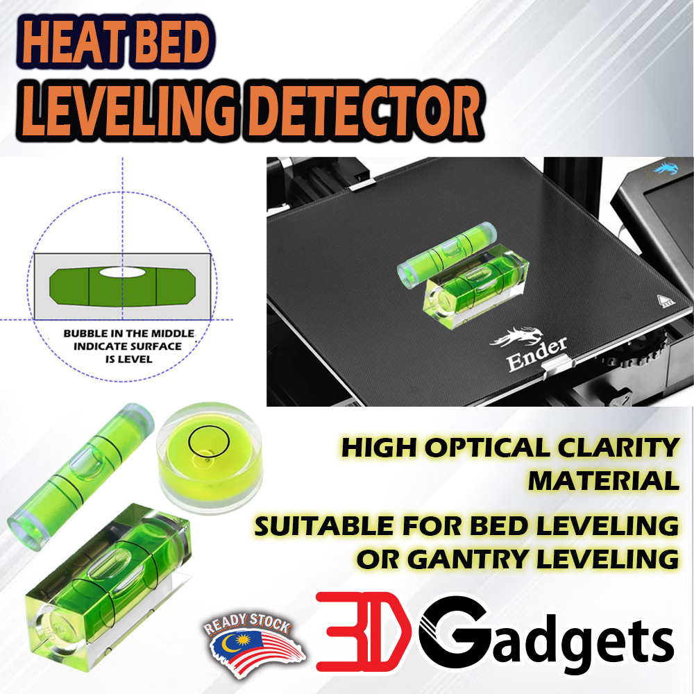 Heat Bed Leveling Detector Bed Level Bubble Level for 3D Printer ...