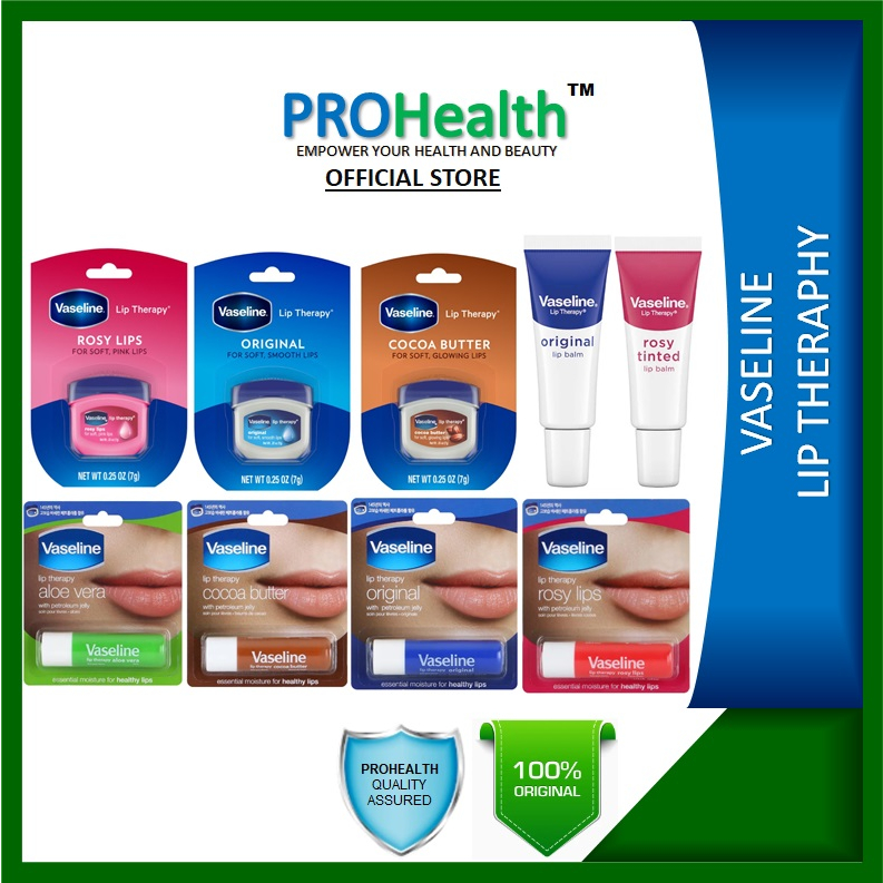VASELINE LIP THERAPHY BALM ORIGINAL ALOE ROSY STICK EXPIRY01/2025