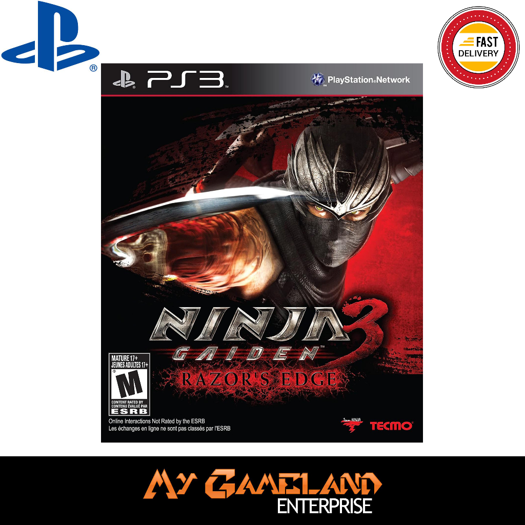 PS3 Ninja Gaiden 3 Razor's Edge (R2)(English)(BRAND NEW) | Shopee Malaysia