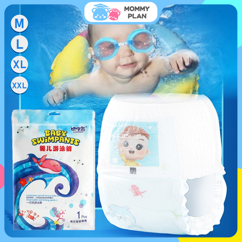 1Pcs Baby Disposable Swim Pants Diapers kids Waterproof leakproof