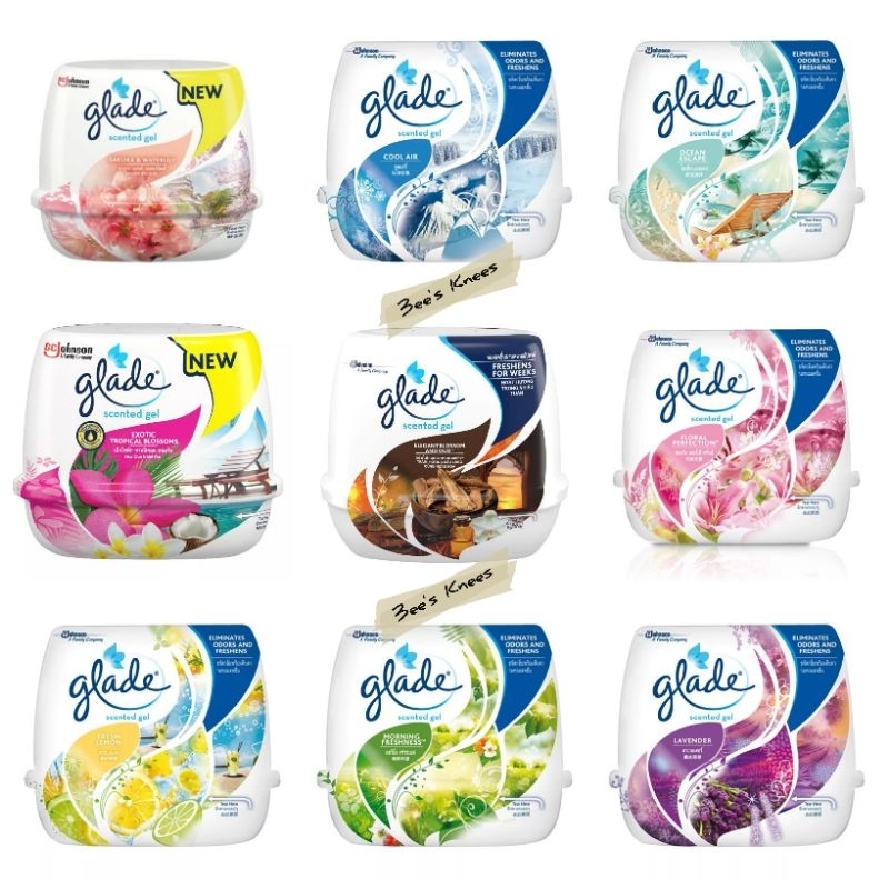 GLADE Scented Gel 180g (DEFECT) Freshness air freshner home room ...