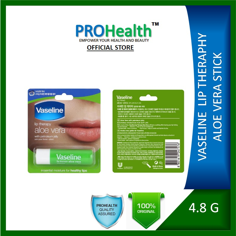 VASELINE LIP THERAPHY BALM ORIGINAL ALOE ROSY STICK EXPIRY01/2025