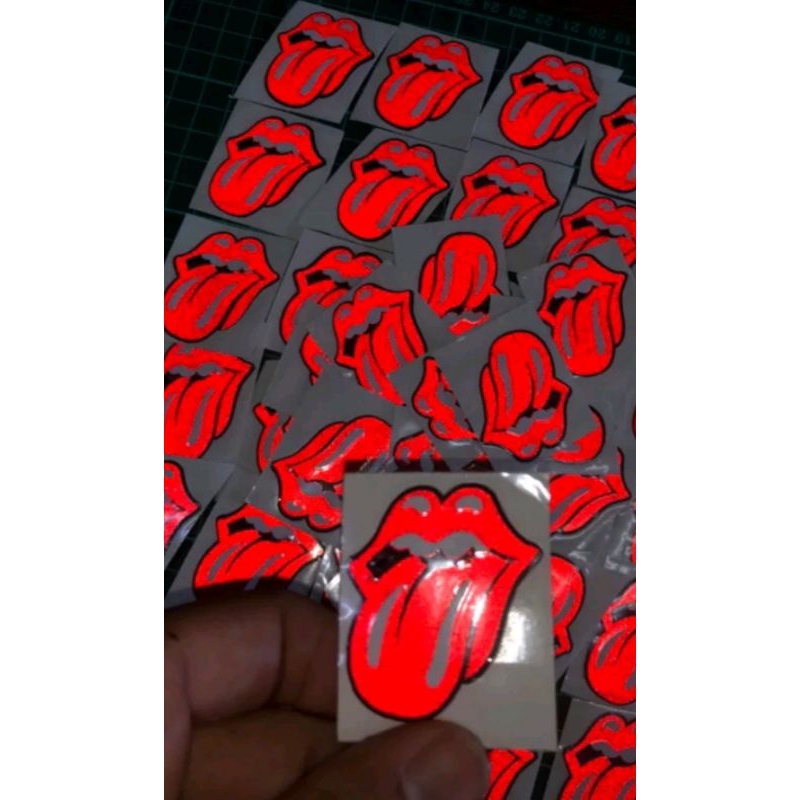 sticker rolling stone lidah jilat honda yamaha proton perodua | Shopee ...