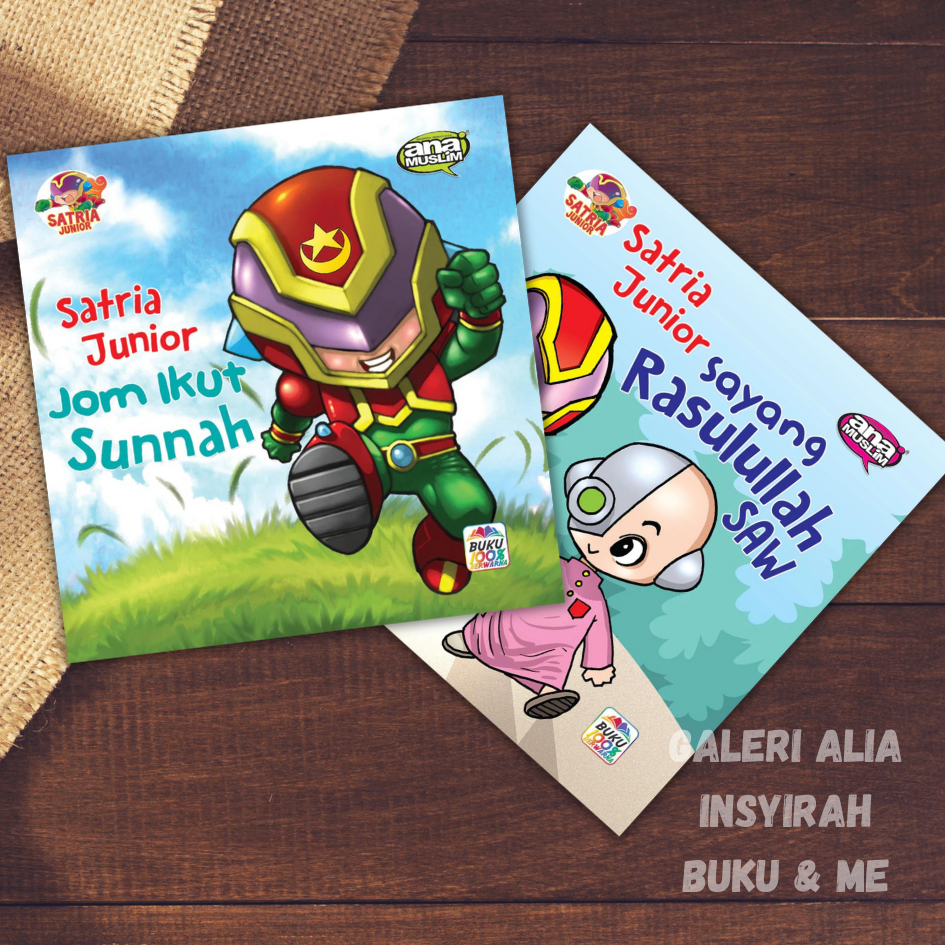 Komik Kanak Kanak ANA MUSLIM Buku Kanak Kanak Satria Junior Jom Ikut ...