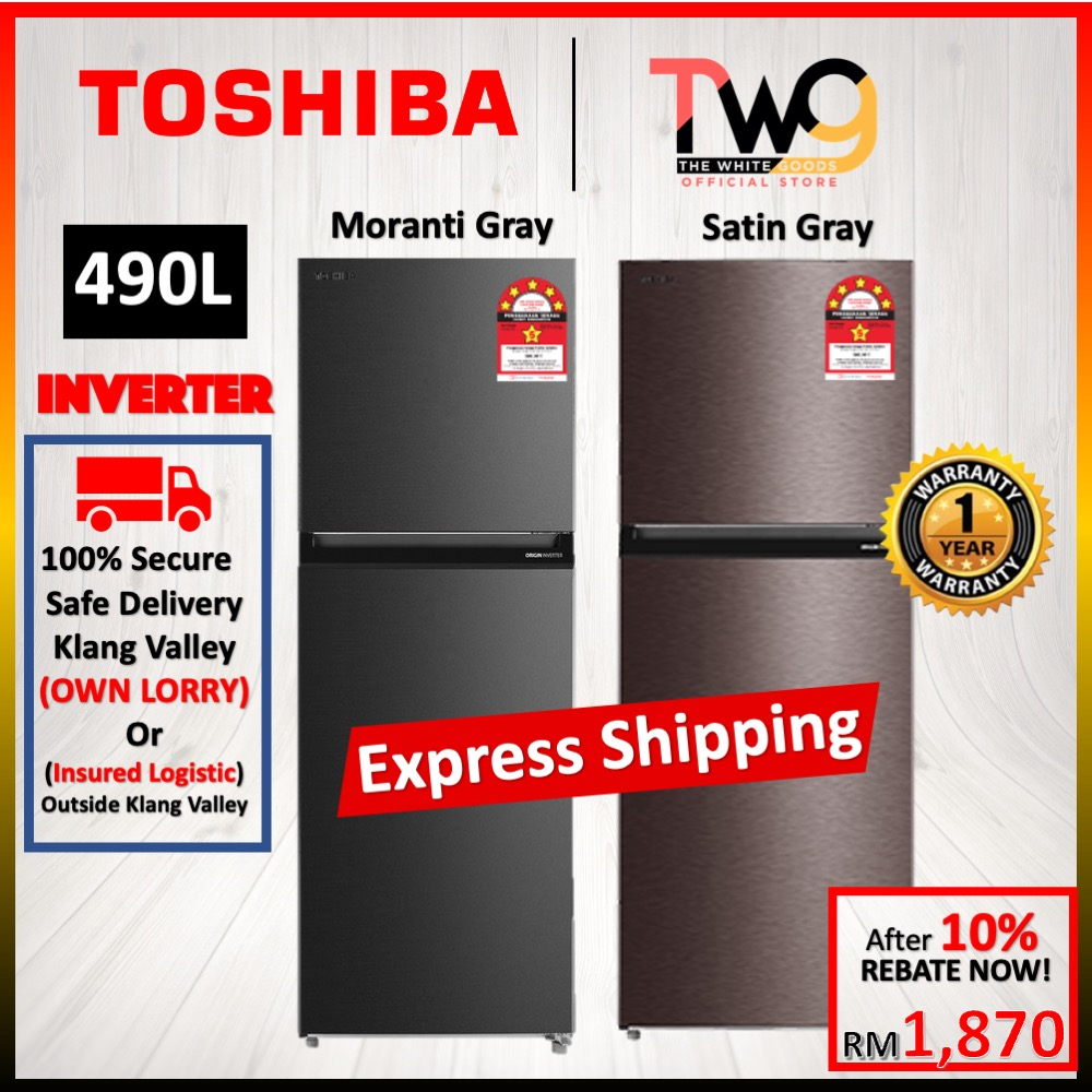 Toshiba 360L 400L 490L 530L 2 Doors Inverter Refrigerator Toshiba 360L 400L 490L 530L 2 Doors Inverter Refrigerator
