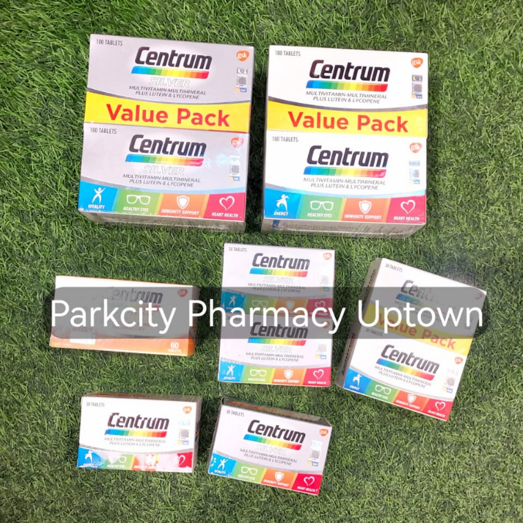 Centrum / Centrum Silver / Energy Multivitamin Multimineral Plus Lutein ...