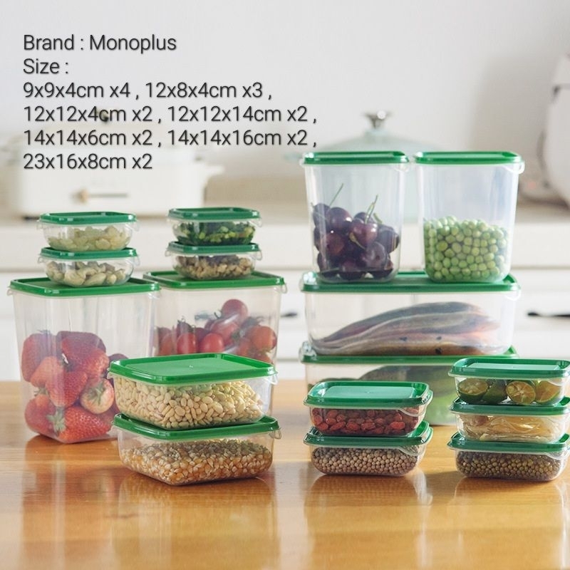 𝗜𝗞𝗘𝗔 Tupperware Ikea Pruta Food Container 17PCS PER SET/ Bekas Makanan / Food Storage Fruit