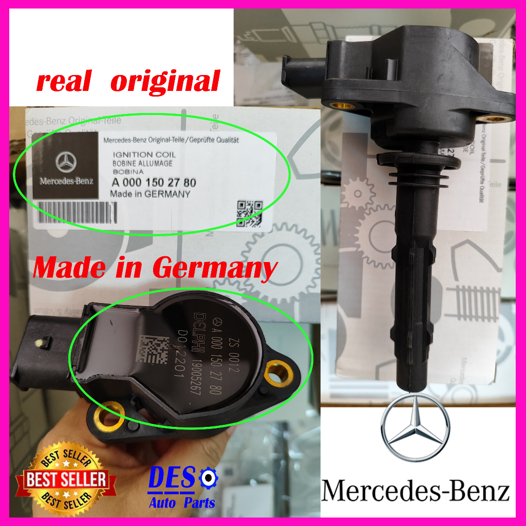 Genuine Parts Ignition Coil MercedesBenz A0001502780 For C300 C350