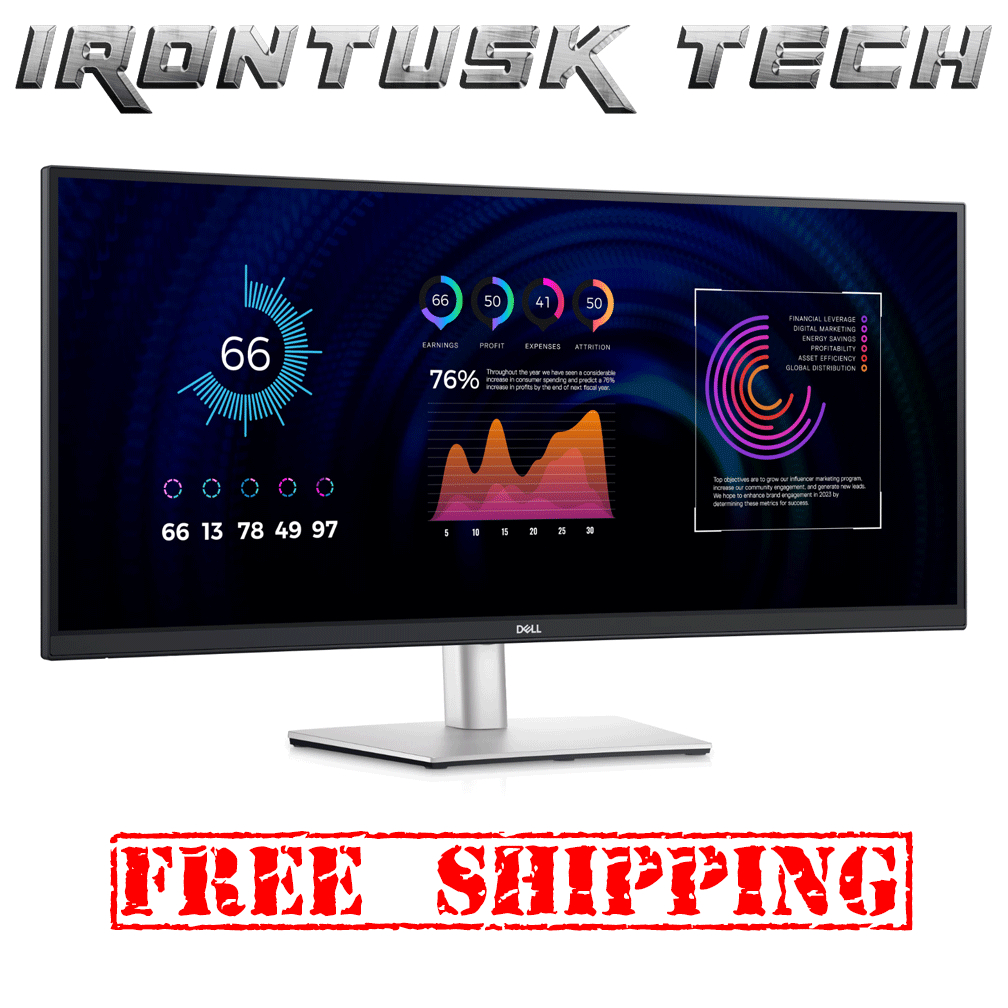 Dell P3424WE / P3421W Curved USBC WQHD Monitor with Power Delivery and