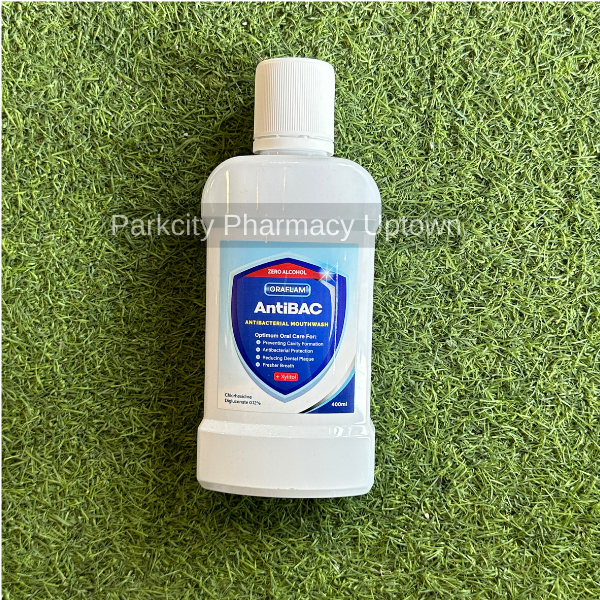 Oraflam Antibacterial Mouthwash Zero Alcohol Optimum Oral Care with