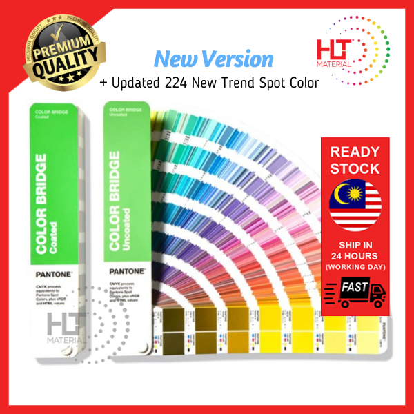 Pantone Color Bridge Guide NEW GP6102B / GP6102A Coated & Uncoated ...