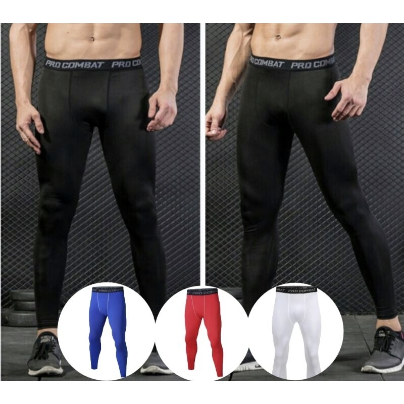 Pro Combat Leggings Tight Pants Men For Gym Running Swimming