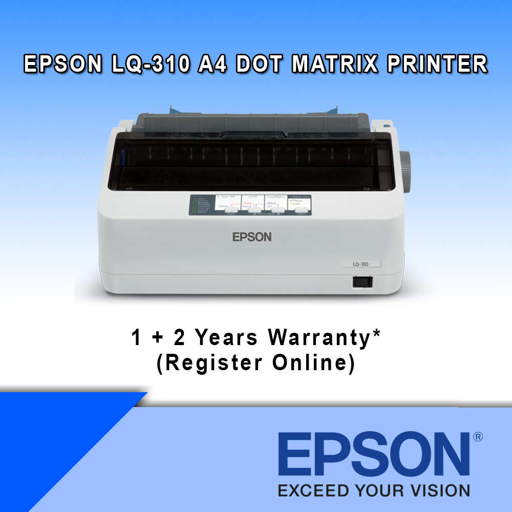 Epson LQ310 Dot Matrix Printer Shopee Malaysia