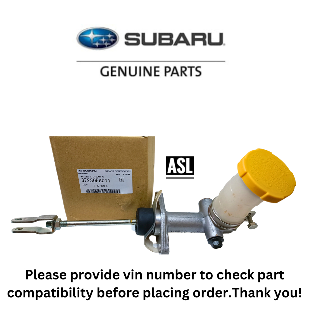 Genuine Subaru Clutch Master Cylinder 37230FA011 GC8 SF5 Impreza WRX