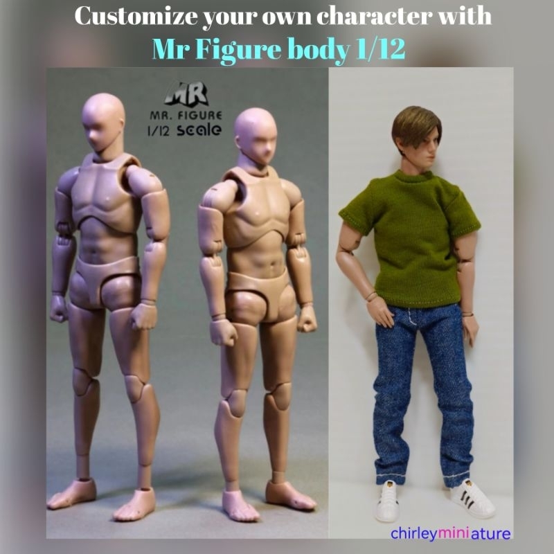 Action figure 1/12 Body / Mr.Figure / mr figure | Shopee Malaysia