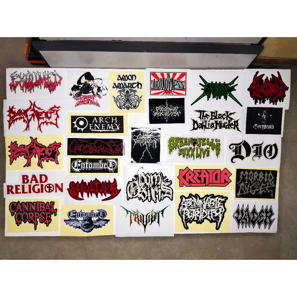 Metal / Rock Mirrorcote Stickers + Laminate (Glossy) V1 | Shopee Malaysia
