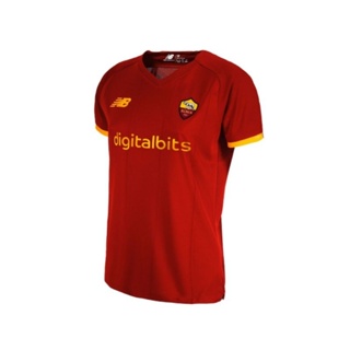 New balance AS Roma Pre-Game 22/23 Short Sleeve T-Shirt Home Red