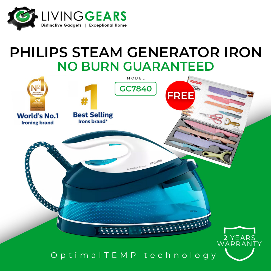 PerfectCare Compact Steam generator iron GC7840/20