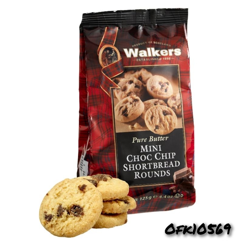 Walkers Pure Butter Mini Choc Chip Shortbread Rounds 125g | Shopee Malaysia
