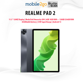 Realme Pad 2 Green 6 GB RAM 128 GB ROM 11.5 inch Wi-Fi+4G Tablet Global  Version