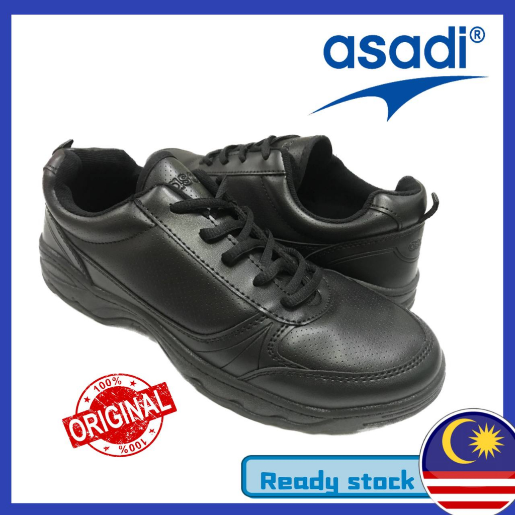 ASADI School Shoes [Size 6-11] KASUT SEKOLAH HITAM ASADI ORIGINAL AS SS ...
