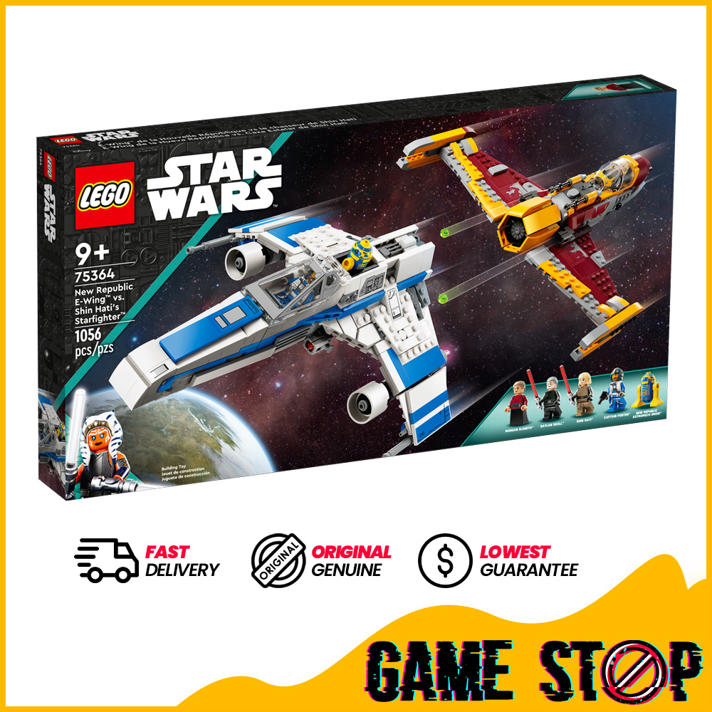 LEGO 75364 Star Wars New Republic E-Wing vs. Shin Hati’s Starfighter ...