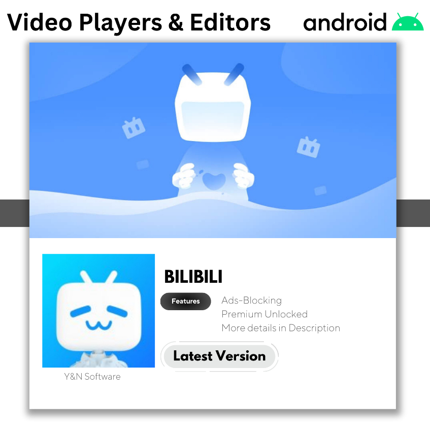 [LIFETIME PREMIUM] ⚡️ BILIBILI MOD⚡️ NO ADS⚡️ WITH WARRANTY ⚡️LATEST