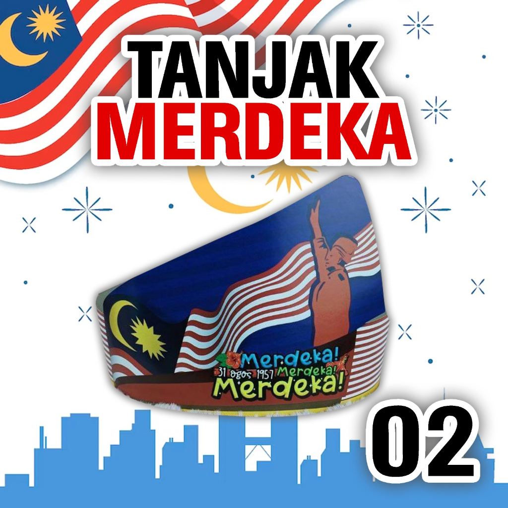 Set 2Topeng Merdeka Kanak-kanak / tengkolok merdeka / tanjak merdeka ...